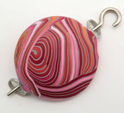 BallOYarn Pomegranate Shawl Pin by Bonnie Bishoff Designs