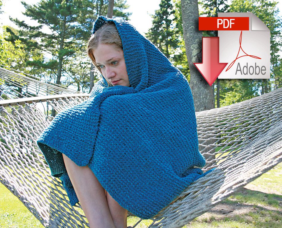 Knitting Patterns Casco Cottage Knitted Throw  Pattern download