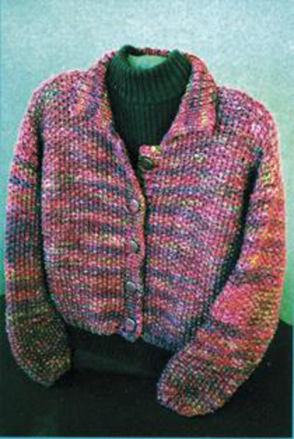 Knitting Patterns Fiber Trends  Simply Seed Jacket