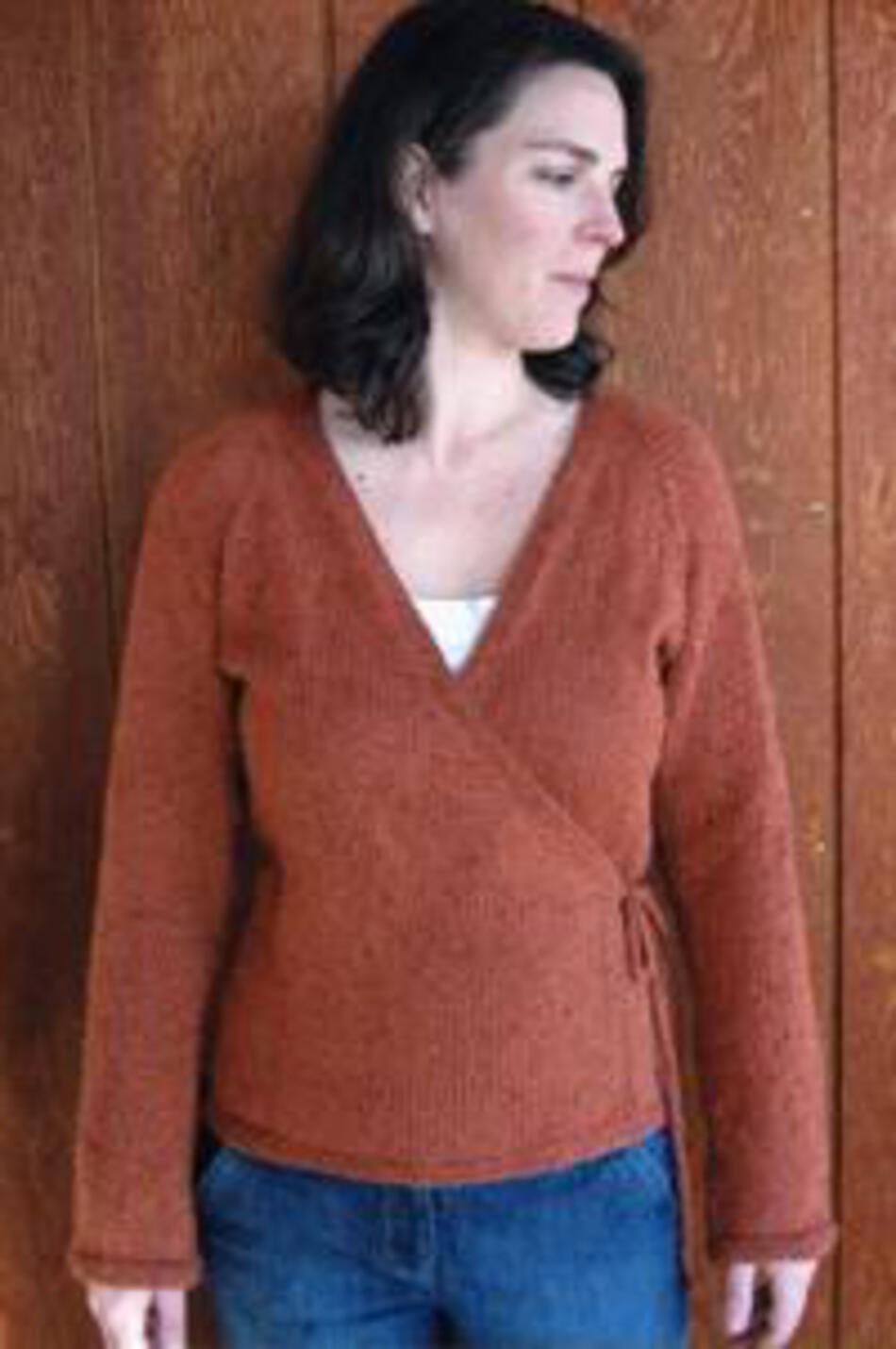 Knitting Patterns Neckdown Wrap Cardigan by Knitting Pure and Simple