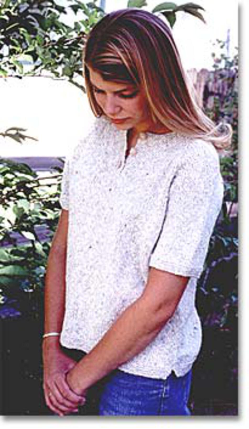 Knitting Patterns Henley Tshirt by Knitting Pure and Simple