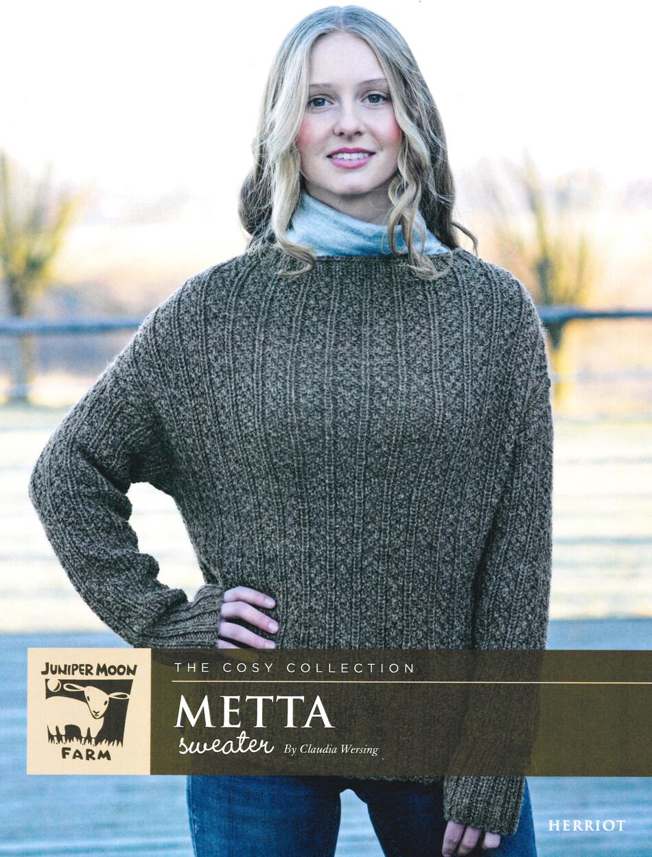 Knitting Patterns Herriot Metta Sweater